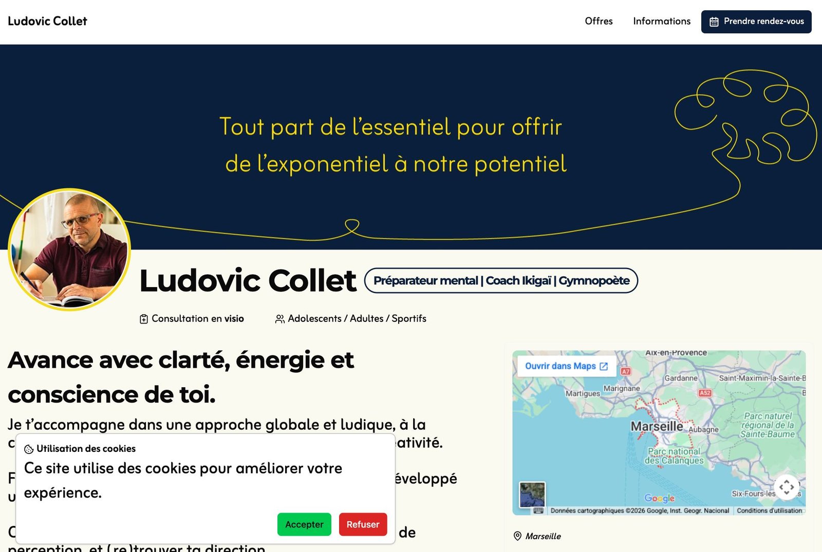 Site Ludovic Collet