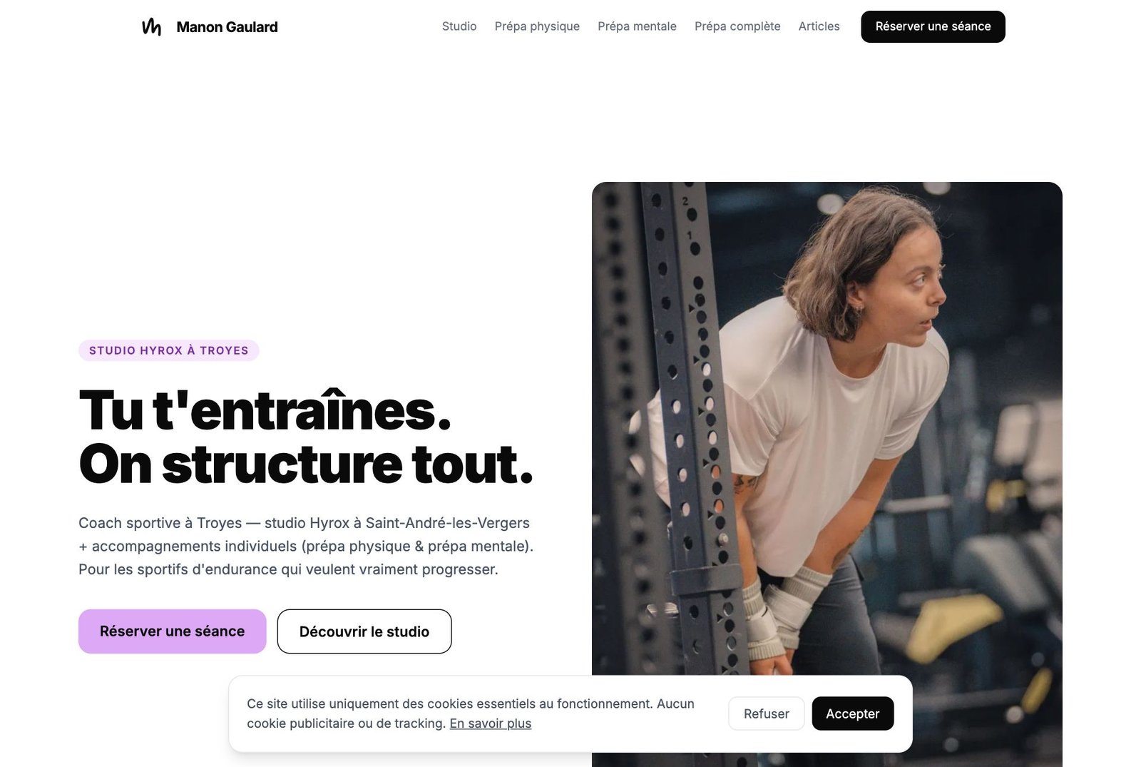 Site Manon Gaulard Coaching