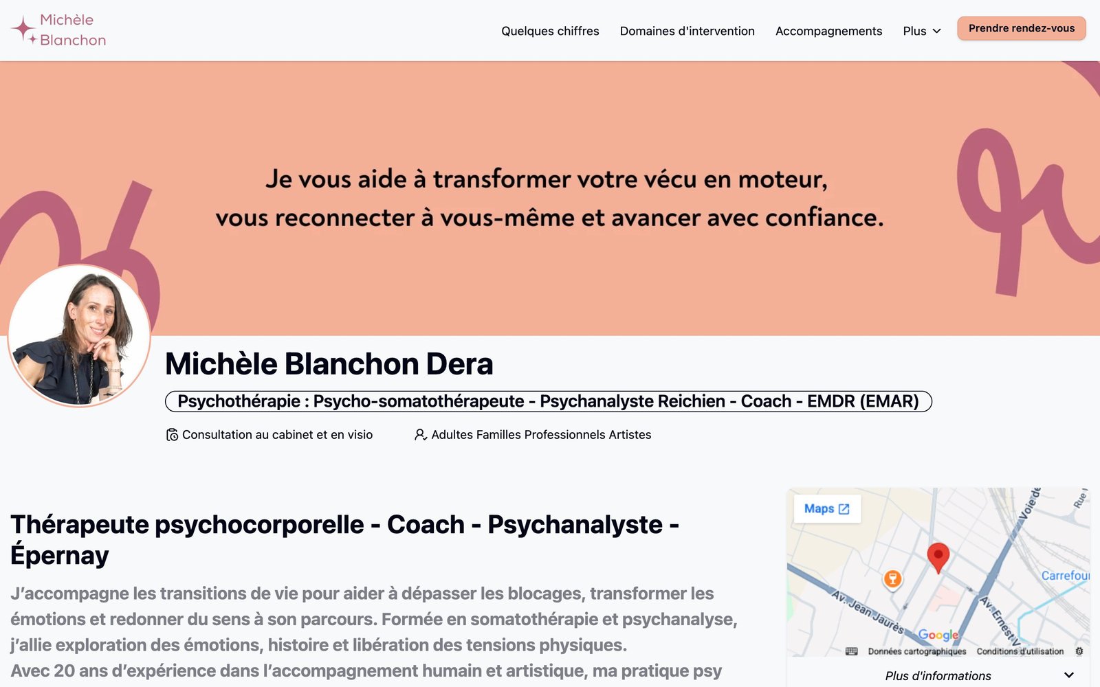 Site Michèle Blanchon Dera